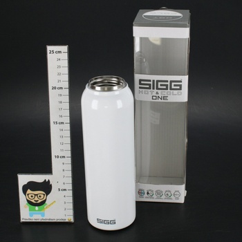 Bílá termoska Sigg 500ml kovová