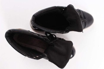 Dámská černá lesklá obuv 