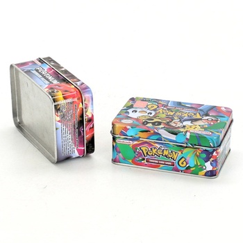 Plechové boxy na karty Pokémon