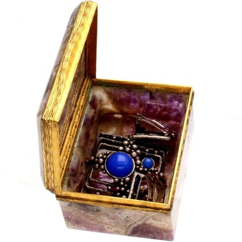 Souprava  šperků v krabičce z polodrahokamů