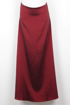 Dámská dlouhá sukně tmavě červená