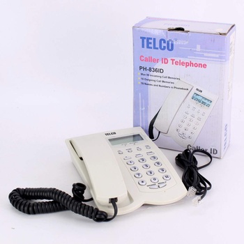 Klasický pevný telefon Telco PH-836ID