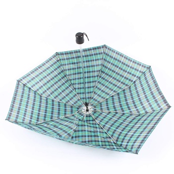 Deštník skládací odstín zeleno černé