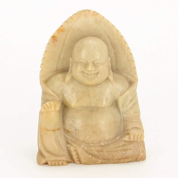Keramická soška sedícího Buddhy