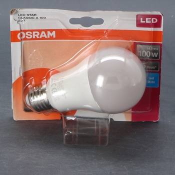 Žárovka Osram E27 bílá nestmívatelná