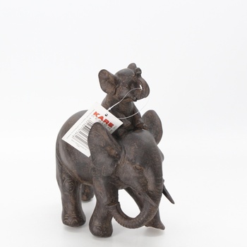 Socha dřevěných slonů Kare design 