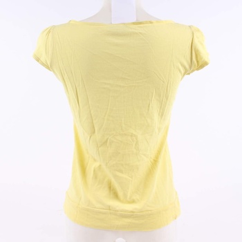 Dámské žluté tričko s knoflíčky