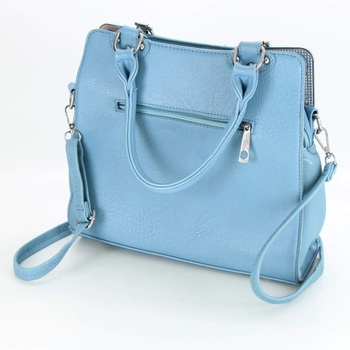Dámská kombinovaná kabelka odstín modré 