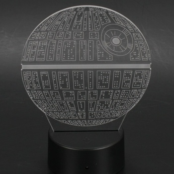 3D LED lampička Yiyicas Star Wars 3D 