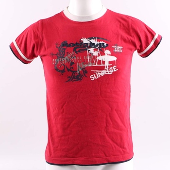 Dětské tričko Authority odstín červené