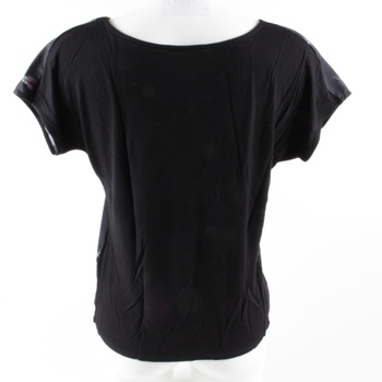 Dámské tričko Orsay černé s peříčky