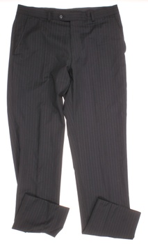 Dámské kalhoty Woolmark černé s proužkem