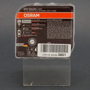 Halogenové žárovky Osram ‎64193NBL, H4