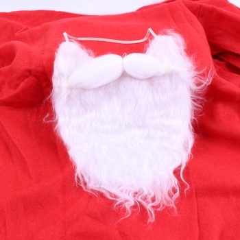 Kostým Santa Clause červený s čepicí
