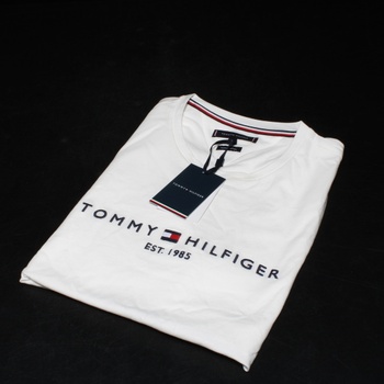 Pánské tričko Tommy Hilfiger bílé vel. L