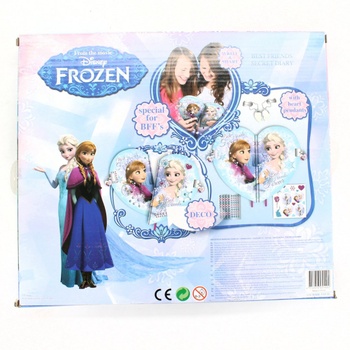 Deníček Disney Frozen ve tvaru srdíčka