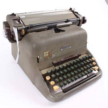 Mechanický psací stroj Consul historický