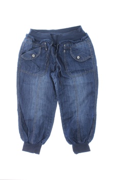 Dámské džínové kalhoty tmavě modré