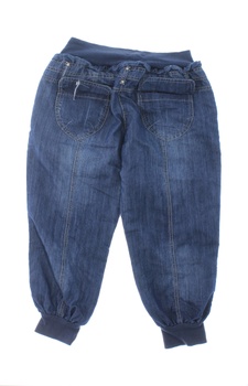 Dámské džínové kalhoty tmavě modré