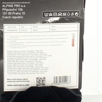 Pánské ponožky Alpine Pro outdoor černé