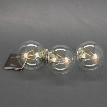 Led žárovka Crown LED FL08_S Filament 3 ks