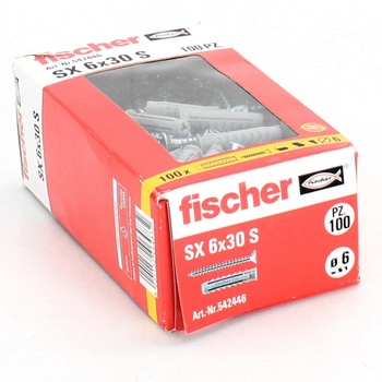 Hmoždinky se šrouby Fischer SX 6x30 S