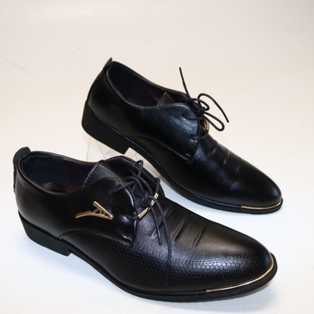 Pánská společenská obuv černá 28,5 cm
