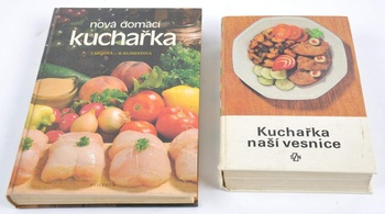 2 knihy kuchařky