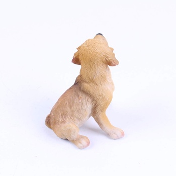Keramická dekorace sedící pes