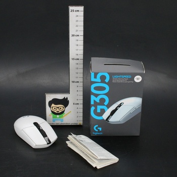Bezdrátová herní myš bílá Logitech G305 