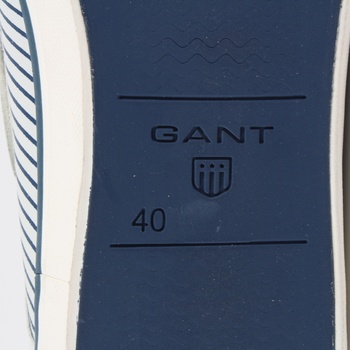 Dámské polobotky Gant bílé s modrým proužkem