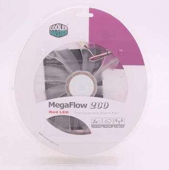 PC ventilátor Cooler Master MegaFlow 200 Red