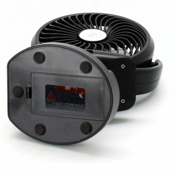 Stolní černý ventilátor 1,1W