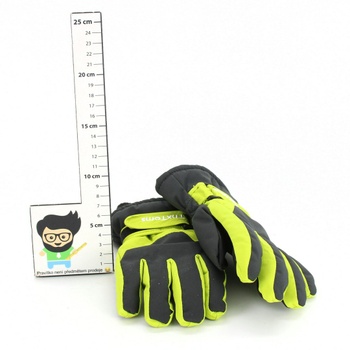 Lyžařské rukavice ThxToms zelené XS