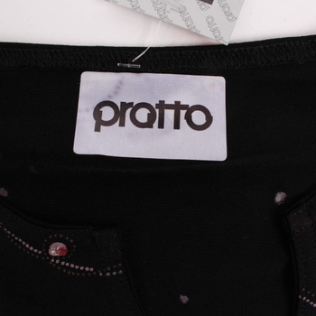 Dámské tričko Pratto černé se vzorem 