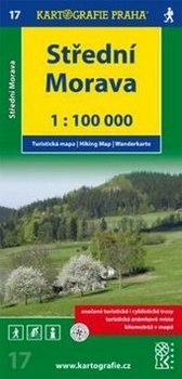 Střední Morava - turistická mapa 1 : 100 000
