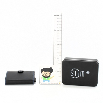Černá peněženka na karty Slim ‎S1 