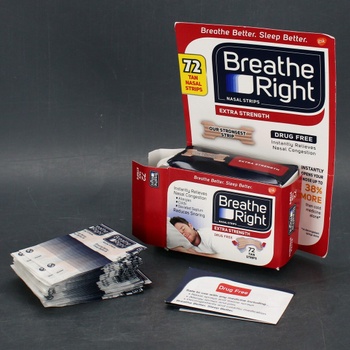 Nosní pásky Breathe Right proti chrápání