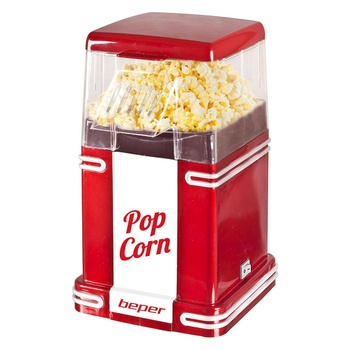 Popcornovač Beper 90590Y červeno-bílý