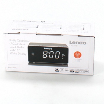 Radiobudík Lenco CR-530 stříbrný 
