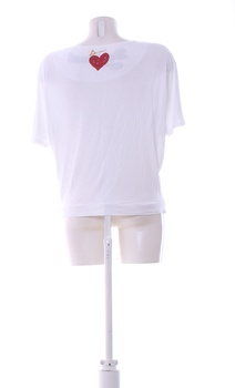 Dámské tričko Desigual bílé s potiskem