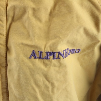 Dětská bunda Alpine Pro žluto šedá 