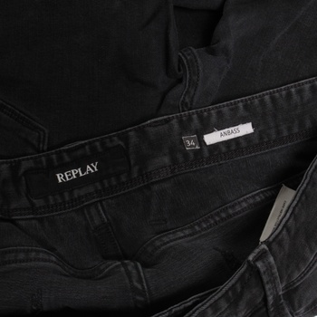 Pánské džíny Replay Anbass černé 34
