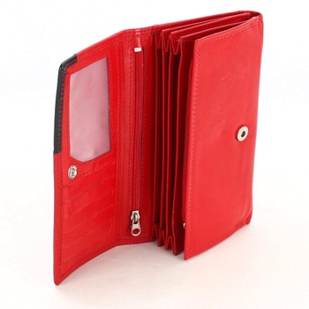 Dámská peněženka červené barvy