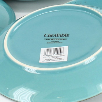 Sada talířů CreaTable 22042 modré 6 ks