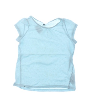 Dívčí tričko s krátkým rukávem H&M modré