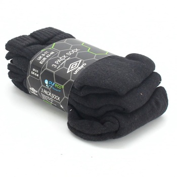 Pánské ponožky Umbro černé 3 pack