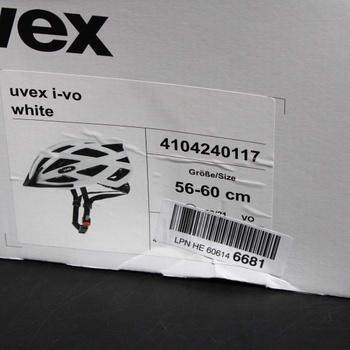 Cyklistická helma Uvex S4104 bílá 56 - 60 cm