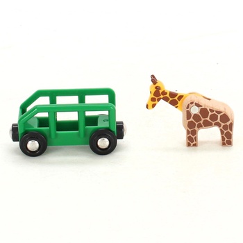Vagónek a žirafa Brio 33724