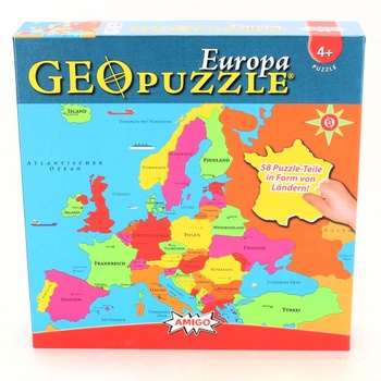 Geopuzzle Amigo Europa 58 dílků